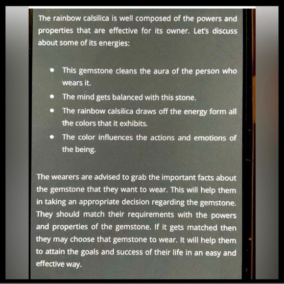 Rainbow Calsilica bracelet adjustable sterling silver plated 30 g jangly tribal - Picture 8 of 8